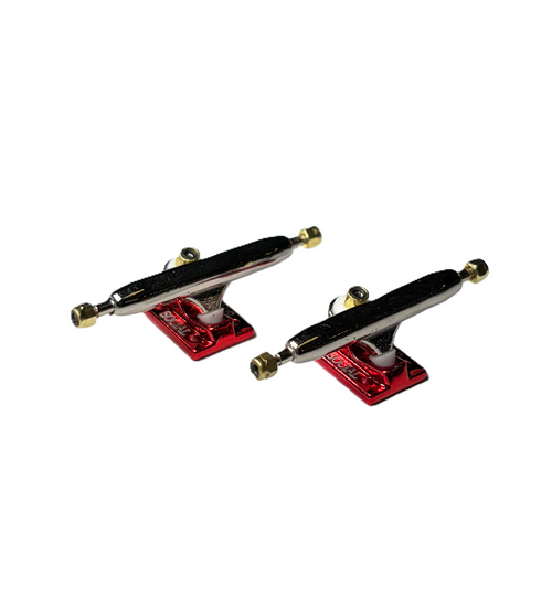 Social Team Pro Fingerboard Trucks Red Chrome 29mm