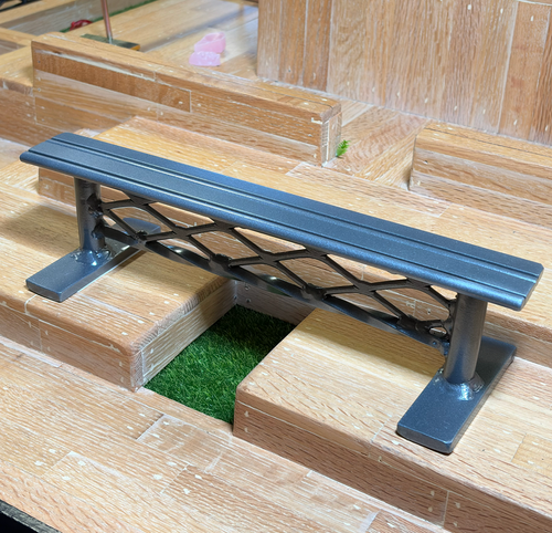 BlueRiver Rails Flat Bar High Diamond Weld Graphite 11x3