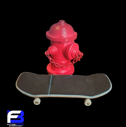FutureBoundPrints Fire Hydrant Red 2.5 inch