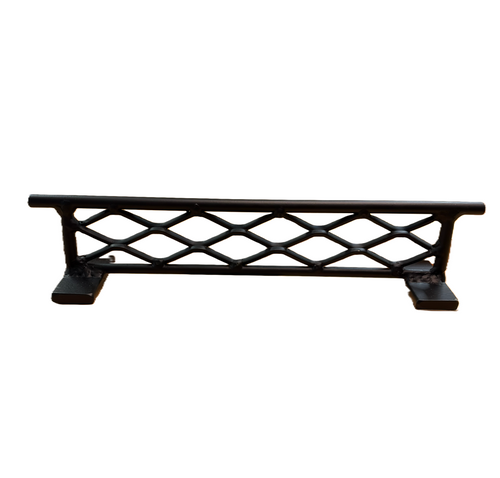 BlueRiver Rails Flat Bar Mid Diamond Weld Flat Black 11x2