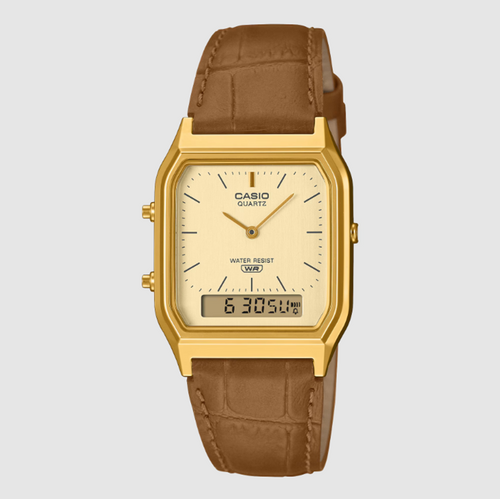 CASIO AQ230EGL-9A Gold Brown Onesize