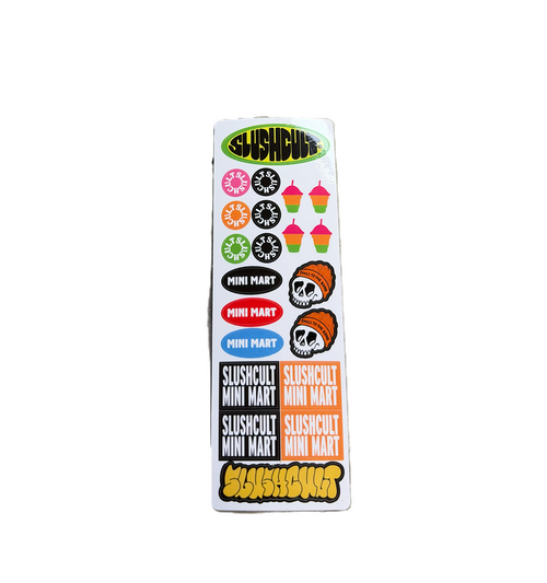 Sluchcult Mini Sicker Sheet Red Orange 6inch