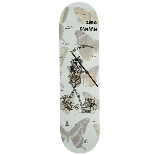 Zero Dern Heavy Slime Skateboard Deck White 8.25x14.25WB