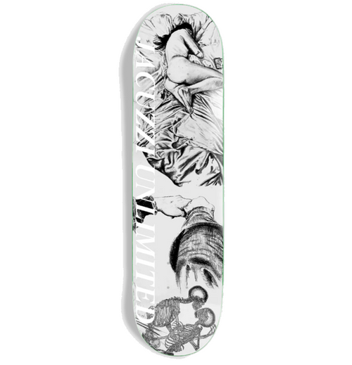 Jacuzzi New Pro Sleeper EX7 Skateboard Deck Grey 8.12x14.25WB