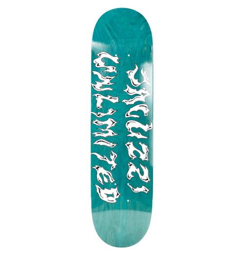 Jacuzzi Ice Font Jet Ski Skateboard Deck Teal 8.75x13.75WB