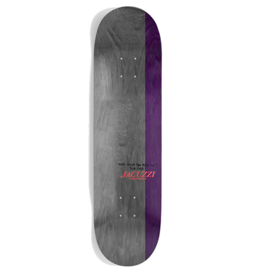 Jacuzzi Ice Font Jet Ski Skateboard Deck Teal 8.75x13.75WB