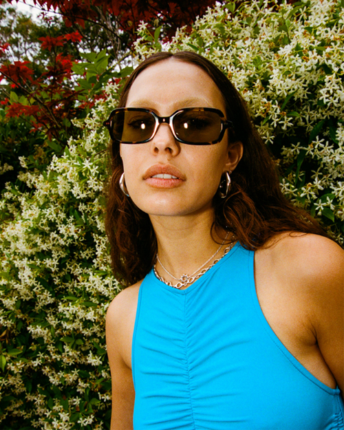 Crap Dream Cassette Sunglasses Luna Tortoise Olive
