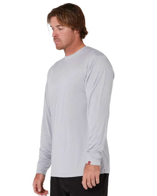 Follow Sun Tee Longsleeve UPF Light Grey