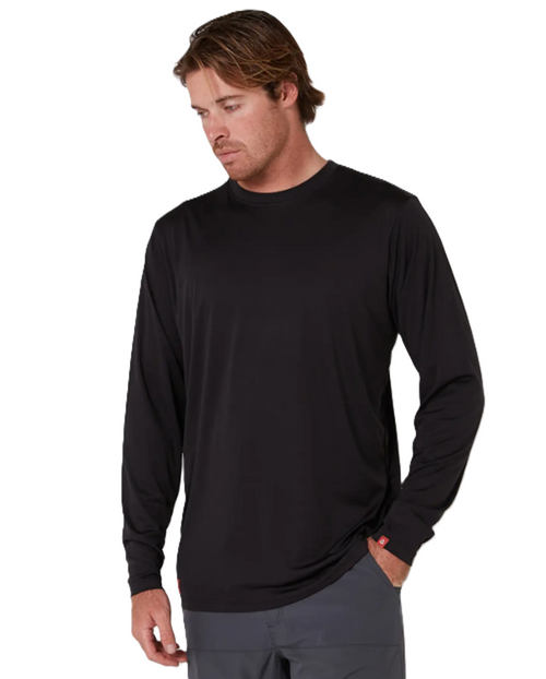 Follow Sun Tee Longsleeve UPF Black