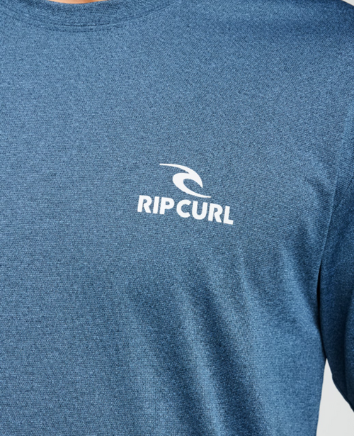 Rip Curl SS Stack UPF Tshirt Mens Navy Marle