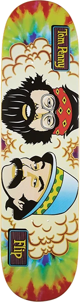 FLIP PENNY TOMS FRIENDS SKATEBOARD DECK-8.25 TIE DYE