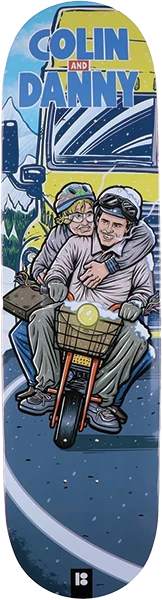 PLAN B DUMB DUMBER SKATEBOARD DECK-8.25