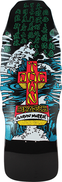 DOGTOWN MURRAY FINGERS 80'S SKATEBOARD DECK10.21x33.91 BLK/ICE PRL