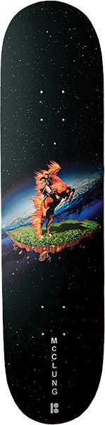 PLAN B MCCLUNG GHOSTRIDER SKATEBOARD DECK-8.25