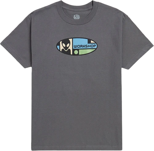 ALIEN WORKSHOP ALIEN OVAL SS TSHIRT S-GREY