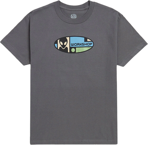 ALIEN WORKSHOP ALIEN OVAL SS TSHIRT L-GREY