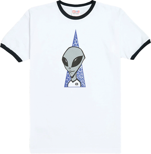 ALIEN WORKSHOP VISITOR SS TSHIRT S-WHITE