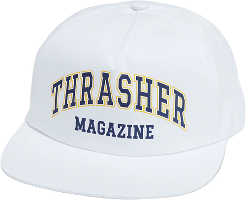 THRASHER DROPOUT HAT ADJ-WHITE