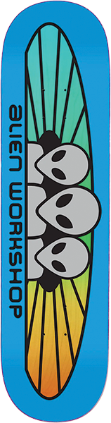 ALIEN WORKSHOP RGB SPECTRUM SKATEBOARD DECK-8.25 BLUE