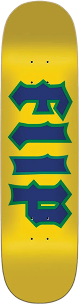 FLIP CANCELLED SKATEBOARD DECK-8.4 YELLOW