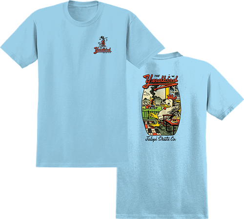 ANTI HERO JALOPI YARDBIRD SS TSHIRT XL-HEATHER LIGHT BLUE