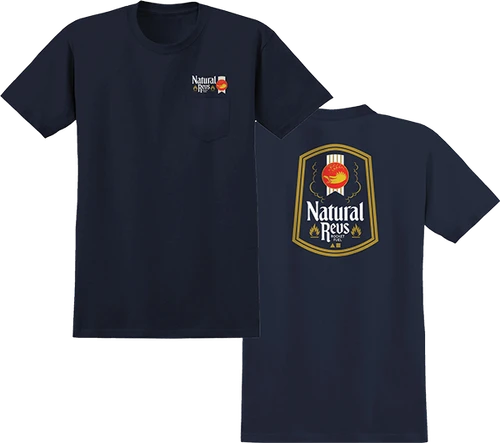 ANTI HERO NATTY REVS POCKET SS TSHIRT XL-NAVY