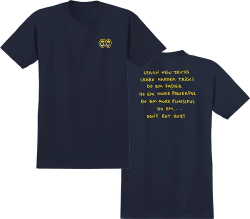 KROOKED NEW TRICKS SS TSHIRT M-TRUE NAVY/YEL/BLK/WTH