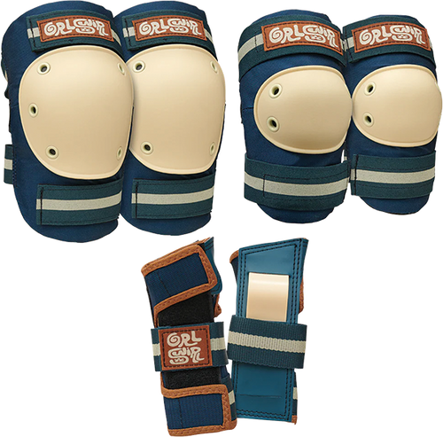 TRIPLE 8 SAVER 3/PK PADS L-GRLSWIRL BLUE/GREY
