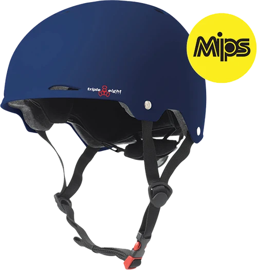 TRIPLE 8 GOTHAM MIPS DUAL-CERT HELMET S/M-MATTE BLUE