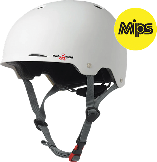 TRIPLE 8 GOTHAM MIPS DUAL-CERT HELMET S/M-MATTE WHITE