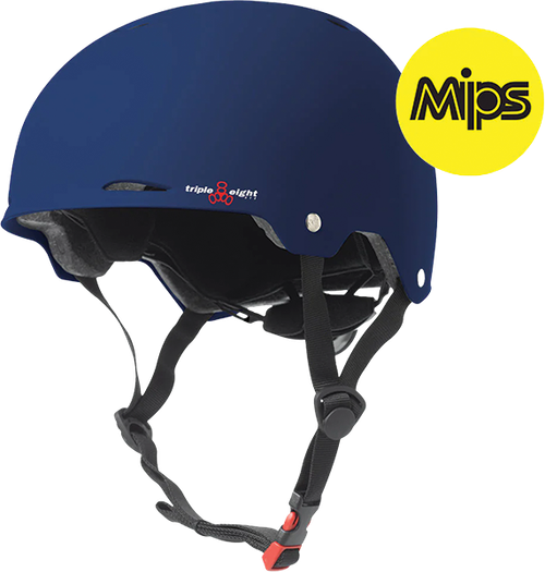 TRIPLE 8 GOTHAM MIPS DUAL-CERT HELMET L/XL-MATTE BLUE