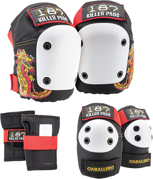187 6-PACK PAD SET (PRE-K)-CABALLERO DRAGON BLK