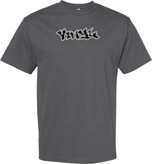 VINYL GRAFFITI SS TSHIRT L-CHARCOAL