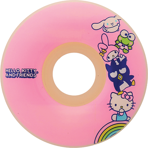GIRL HELLO KITTY RAINBOW 50MM NAT/PINK WHEELS SET