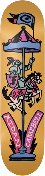 FOUNDATION CAMPBELL CAROUSEL SKATEBOARD DECK-8.25