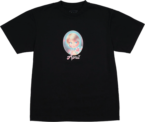APRIL VANITY SS TSHIRT M-BLACK