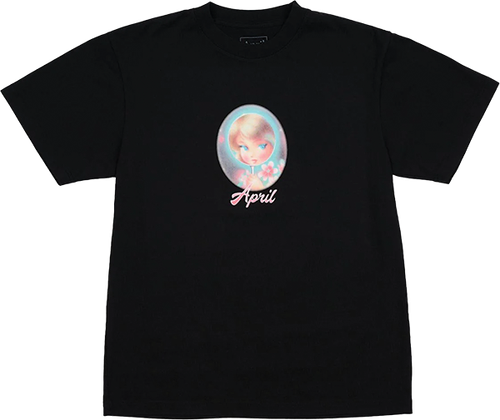 APRIL VANITY SS TSHIRT S-BLACK