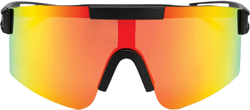 CHPO LUCA SUNGLASSES BLACK/RED MIRROR