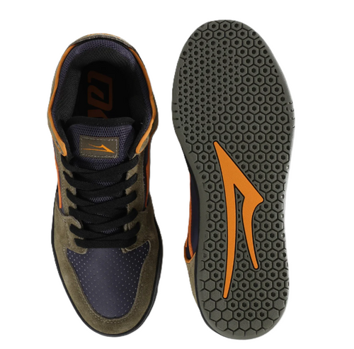 Lakai Telford Low Shoes Ivy Gray Orange