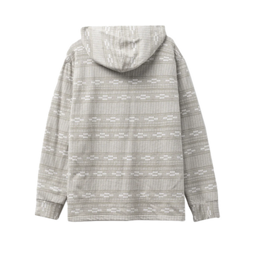Dark Seas Ginther Knit Hoodie Moss White