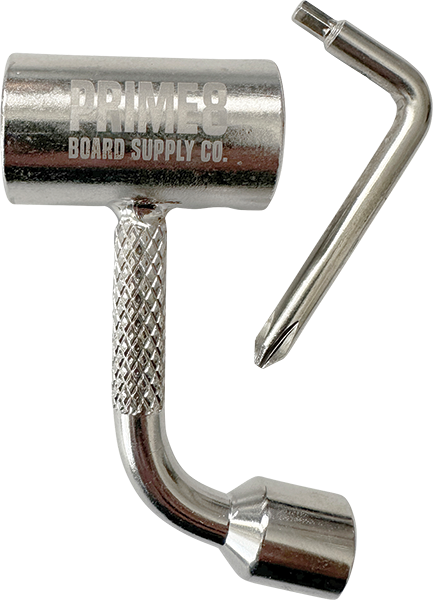 PRIME8 COIN POCKET SKATE TOOL SILVER