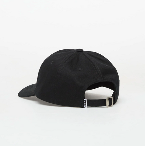 Obey Bold Curve 6 Panel Hat Black Snapback