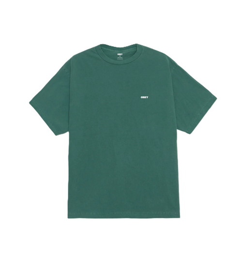Obey Bold Icon Face Tshirt RainForest