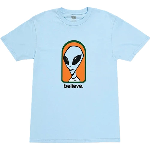 Alien Workshop Believe SS Tshirt Light Blue Medium