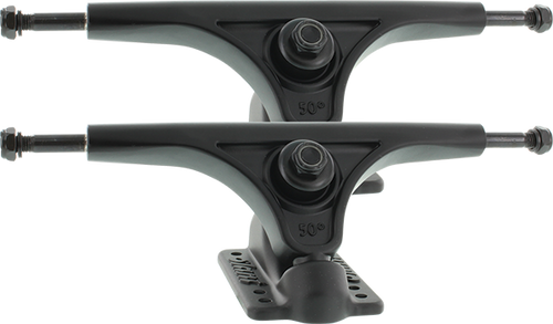 SLANT INVERTED TRUCK 180mm FLAT BLACK set of 2 Trucks