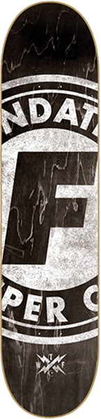FOUNDATION SUPER CO Skateboard Deck-8.25 BLACK