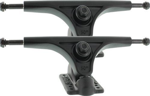 SLANT INVERTED Trucks 150mm FLAT BLACK Skateboard Trucks Set of 2 Trucks