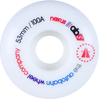 AUTOBAHN NEXUS 53mm WHITE  Skateboard Wheels