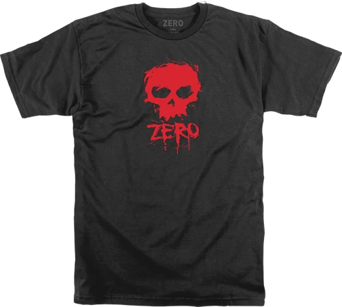 ZERO BLOOD SKULL SS SMALL BLACK RED