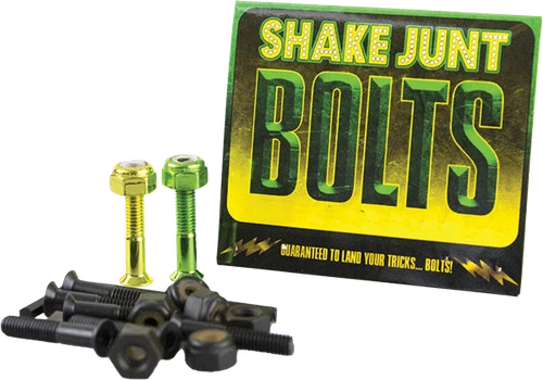 SHAKE JUNT BAG-O-BOLTS BLK/GRN/YEL 1" PHILLIPS 1set